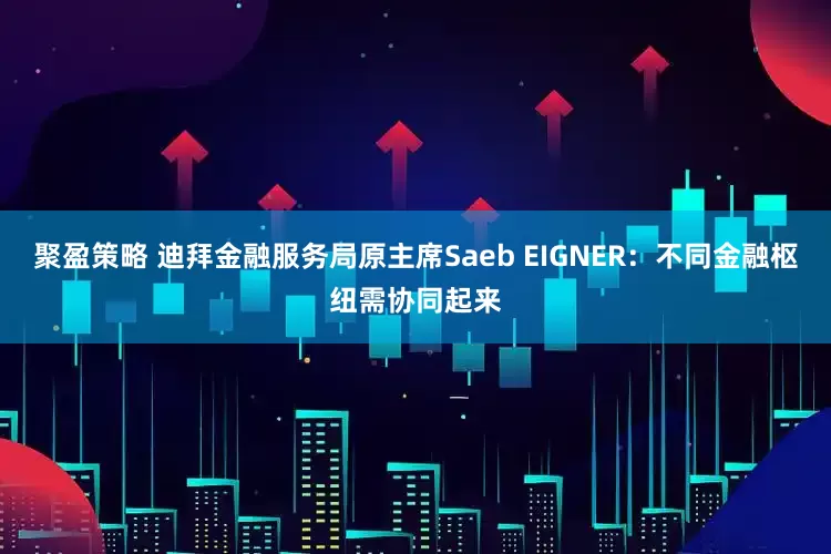 聚盈策略 迪拜金融服务局原主席Saeb EIGNER：不同金融枢纽需协同起来